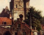 Figures In The Streets Of Harderwijk - 威廉·库库克